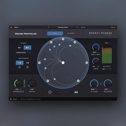 Sound Particles Energy Panner
