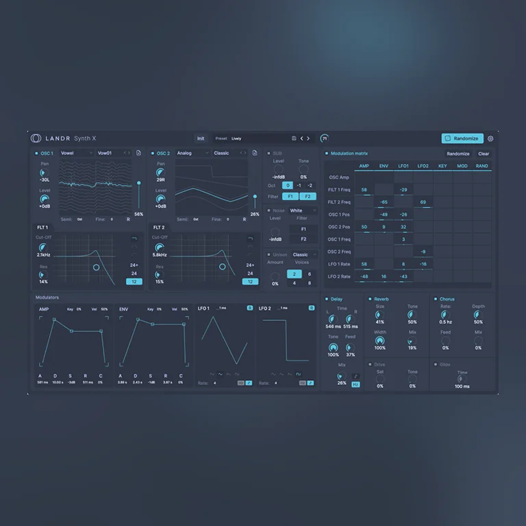 landr-synthx