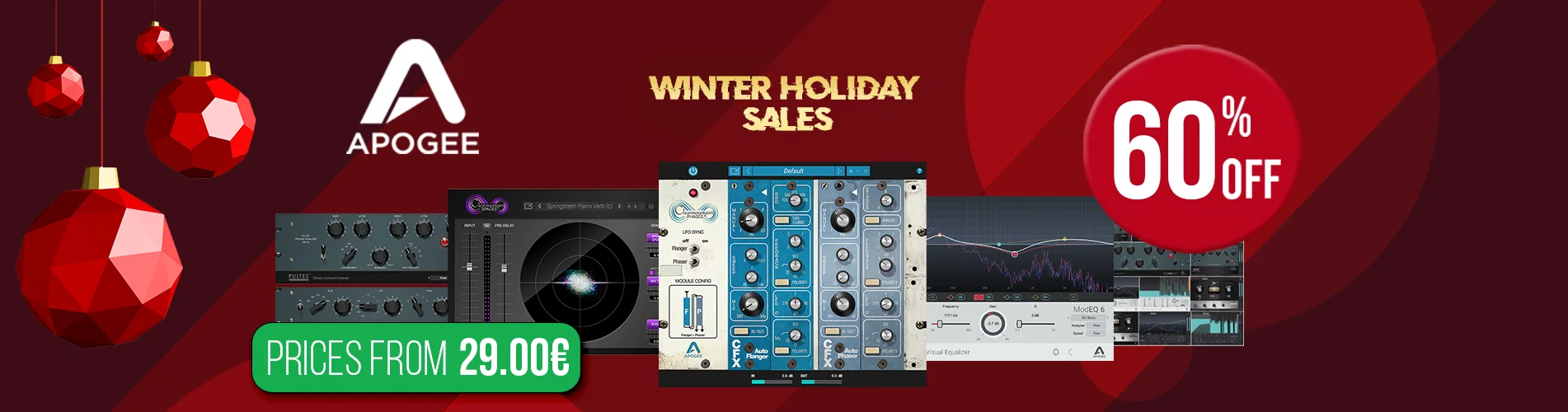 Apogee Winter Sales